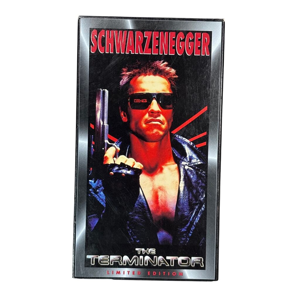 The Terminator (VHS, 1998) Limited Edition Arnold Schwarzenegger Artisan